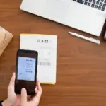 digital receipt Czech supermarket phone