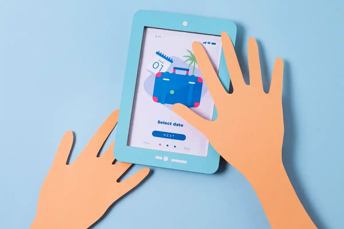 mobile app stealing personal data illustration