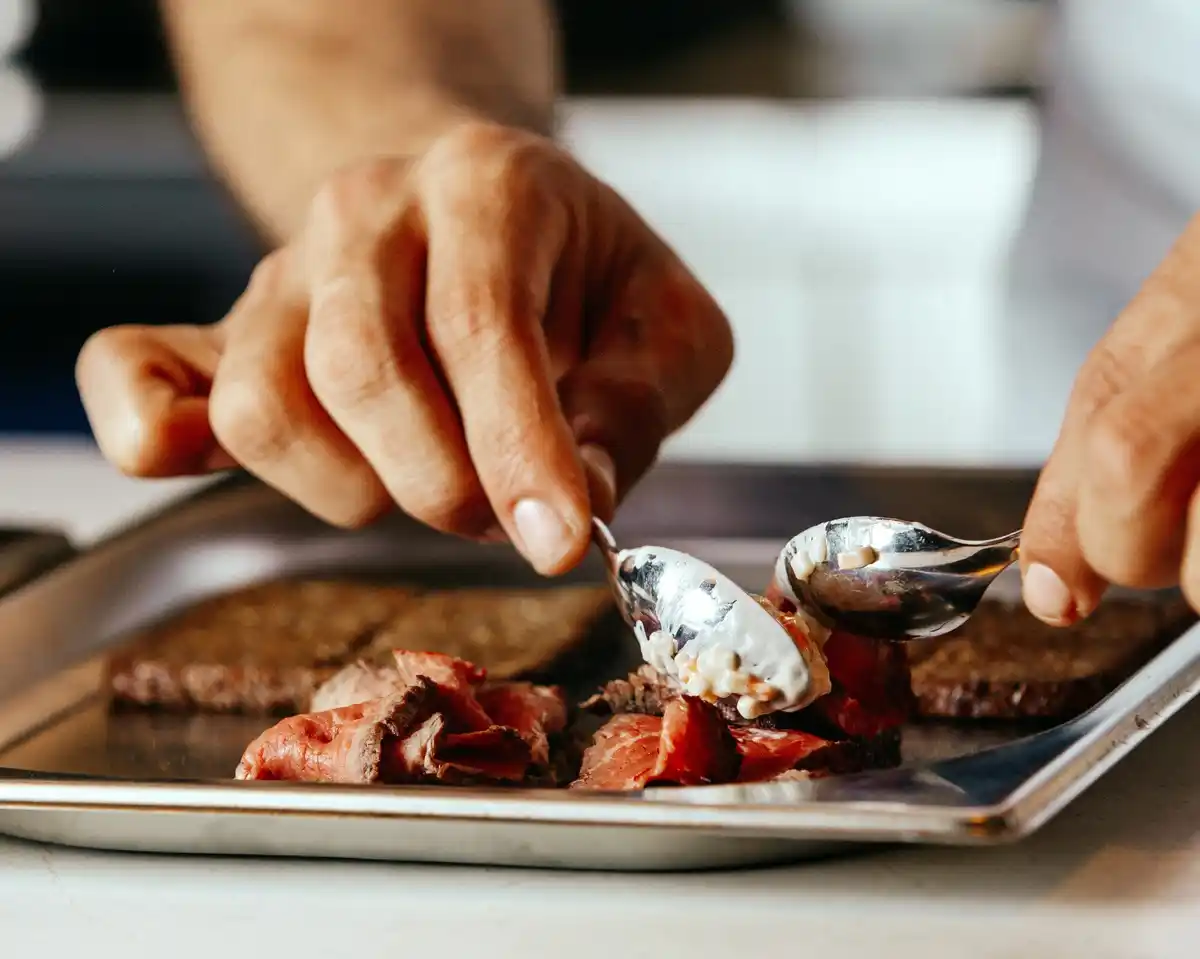 coffee grounds marinade beef steak Czech kitchen