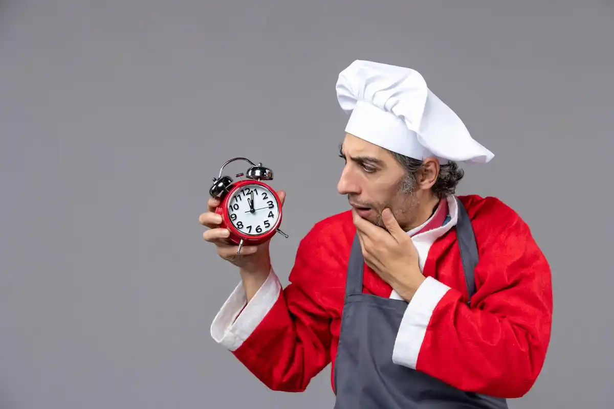 czech chef cooking in kitchen salt accident