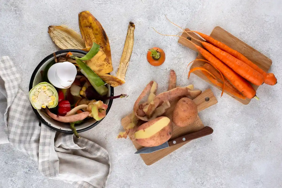 creative use of vegetable scraps zero waste Czech kitchen