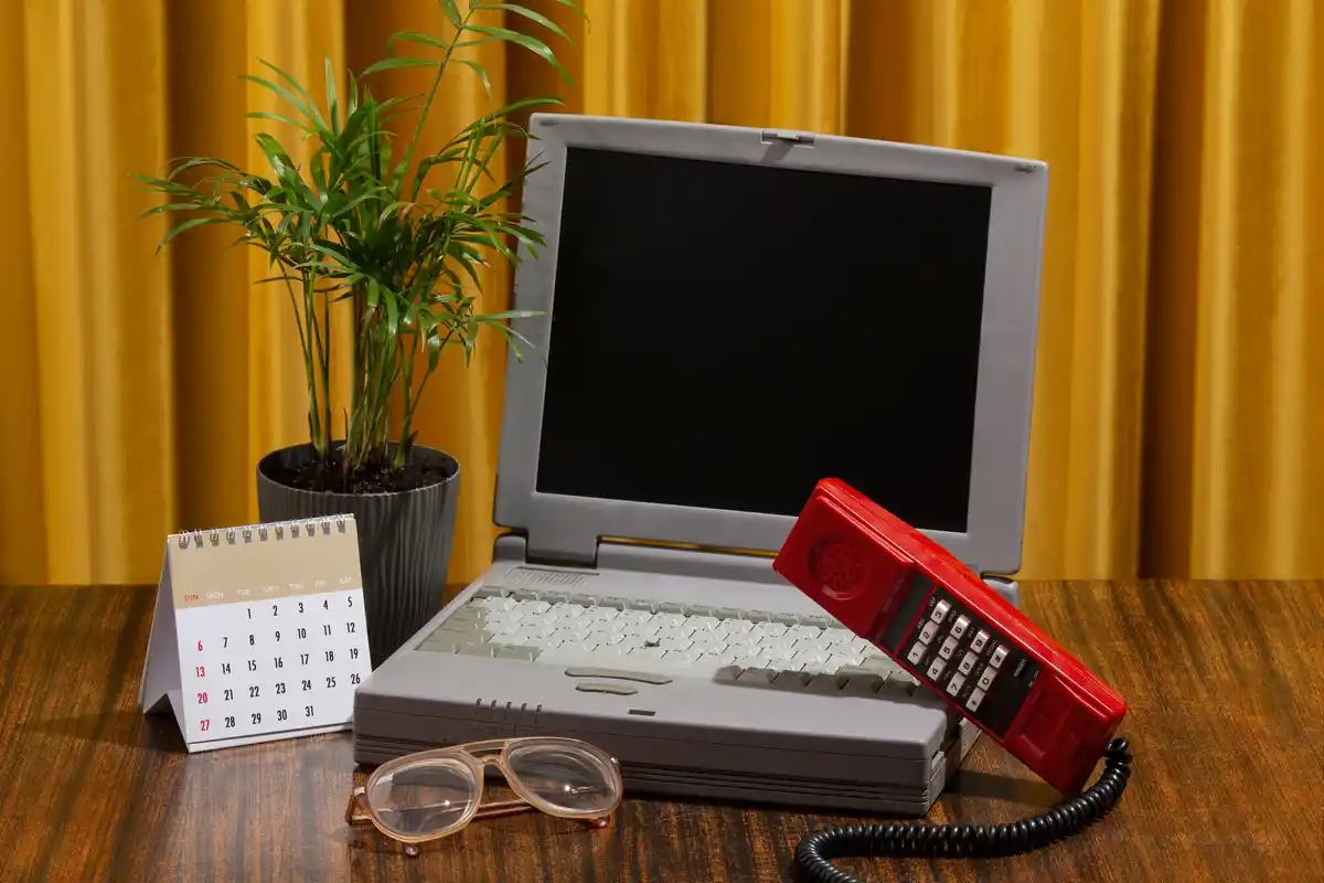 old smartphone repurposed office desk Czech