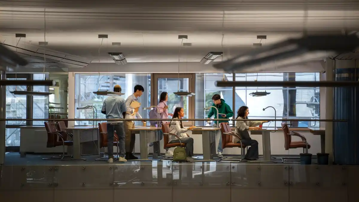 prague modern office workers returning to office