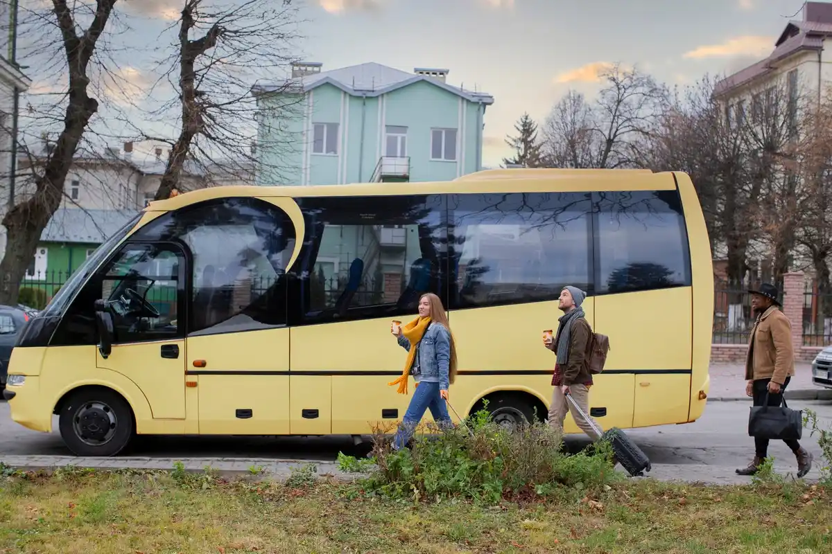 airport shuttle minibus prague passengers