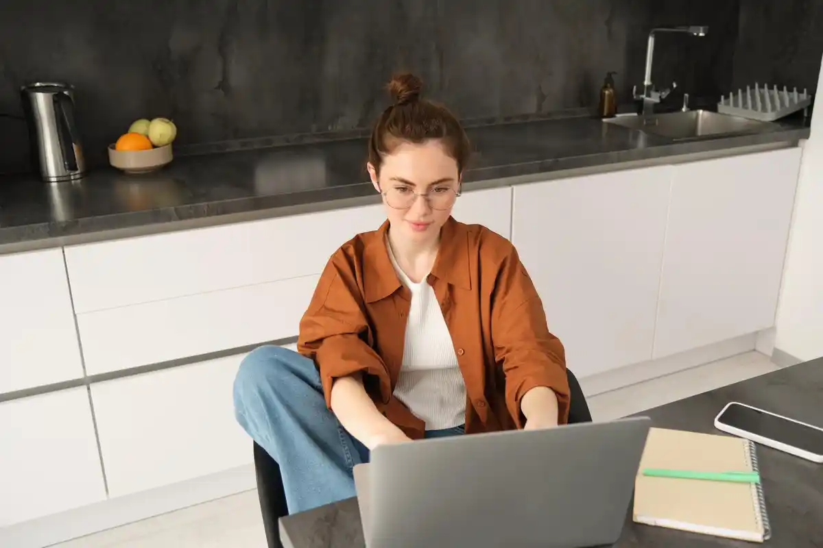 young czech professionals working from home