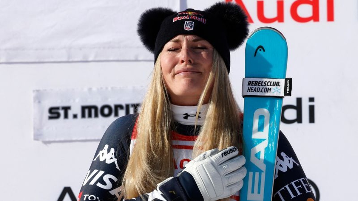Historie na svahu: Lindsey Vonn slaví 83. vítězství v SVĚTOVÉM poháru a rekord ve věku