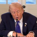 Americký prezident Donald Trump znovu hrozí Gřímansku a zvažuje jeho obsazení